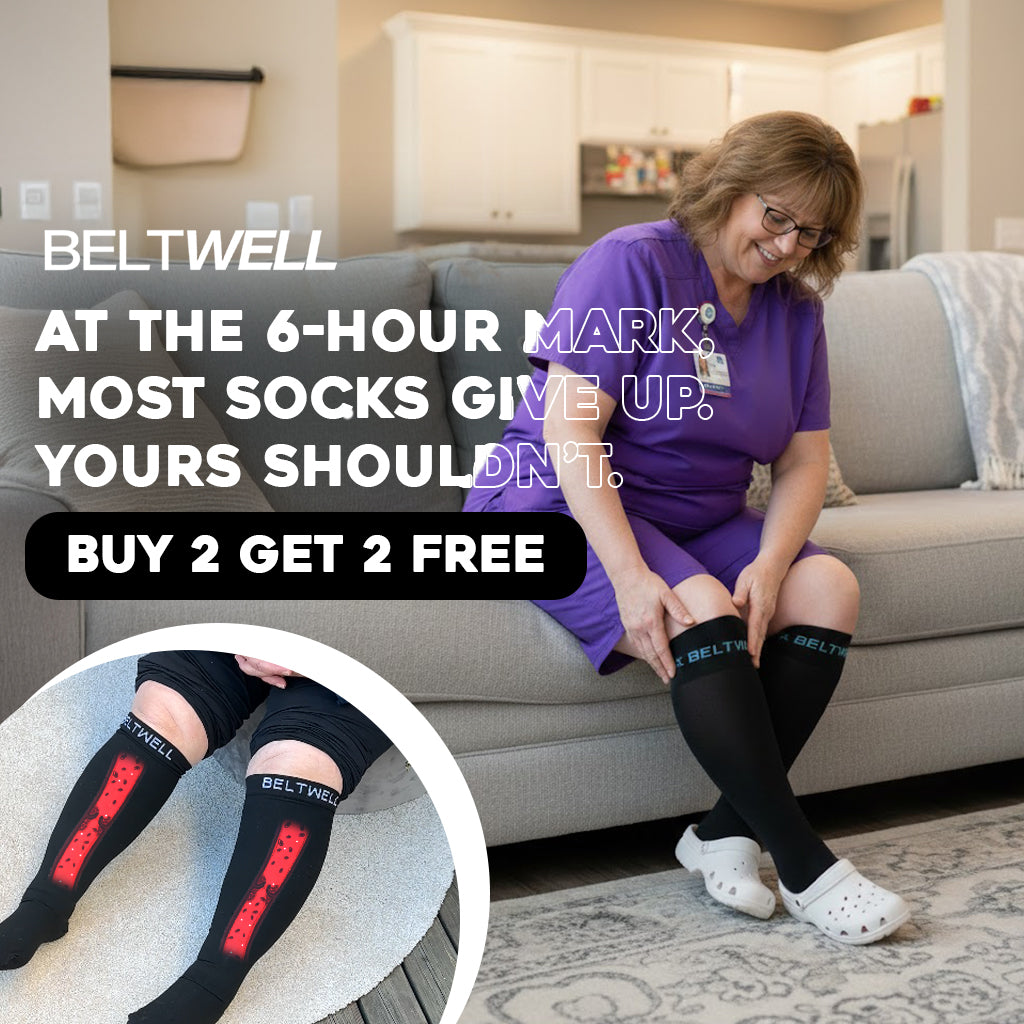 Beltwell® - Wide Compression Socks - 20-30 mmhg