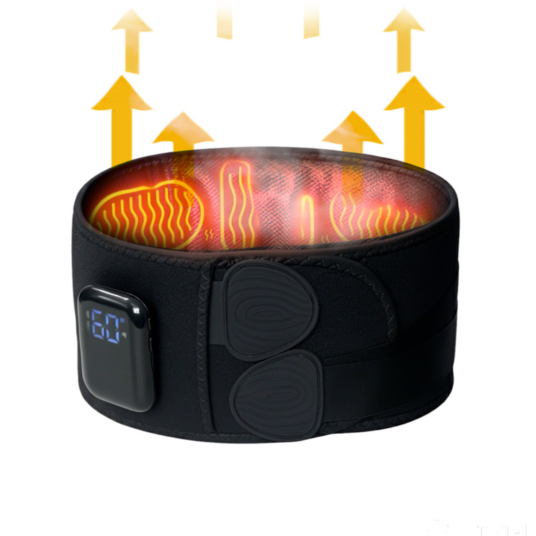 Lumboheat™ Heated Rechargeable & Cordless Lower Back Brace With Massage