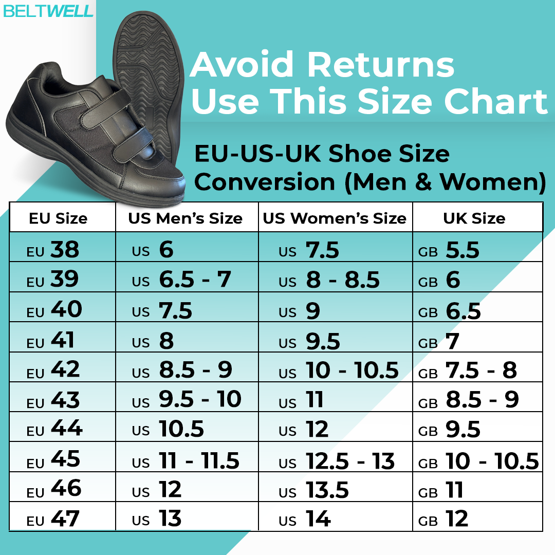 OrthoWide™ Wide & High Foot box Comfort Walking Shoes (Unisex)