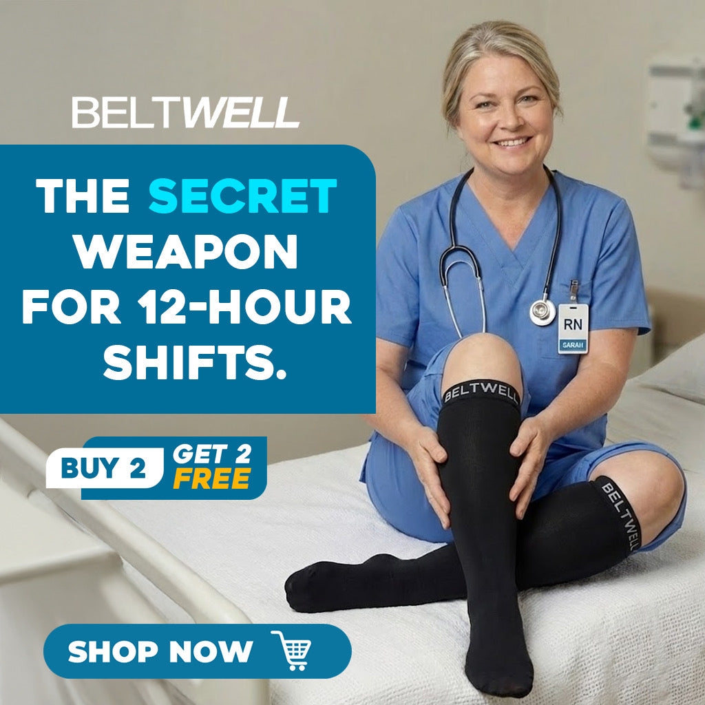 Beltwell® - Wide Compression Socks - 20-30 mmhg