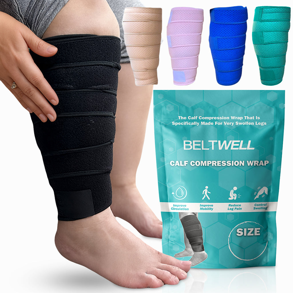 Compession System Wraps Compression Wraps For Big Swollen Legs That Are Easy To Put On — Beltwell