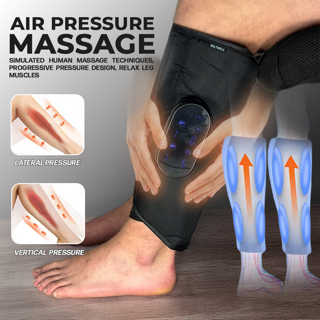 LymfoAir™ Air Compression Massager 2.0 | EMS, Heat, & Wireless & Rechargeable