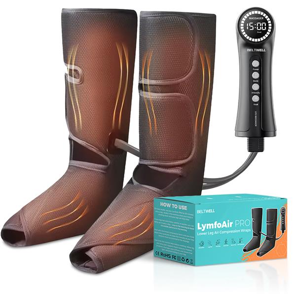 LymfoAir™ PRO - Leg Air Compression Boots With Heat & 3 Massage Modes