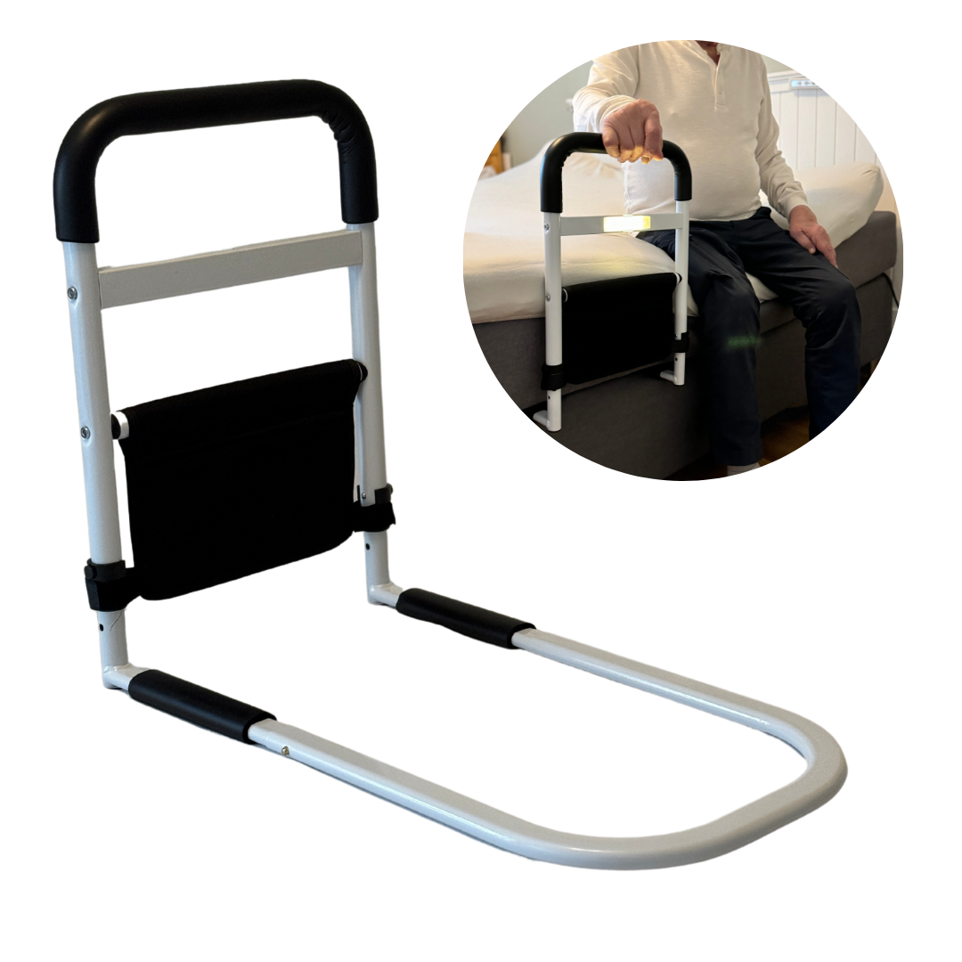 Beltwell® - Bedrail Guard For Preventing Rolling Out Of Bed & Getting Out Of Bed Easier - Added LED Light