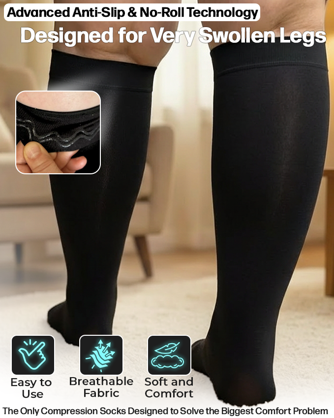 Beltwell® - Wide Compression Socks 20-30 mmhg