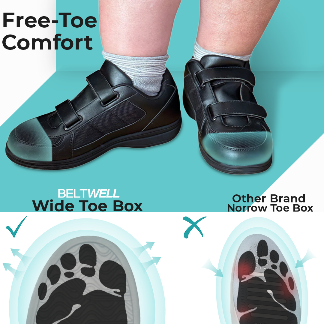 OrthoWide™ Wide & High Foot box Comfort Walking Shoes (Unisex)