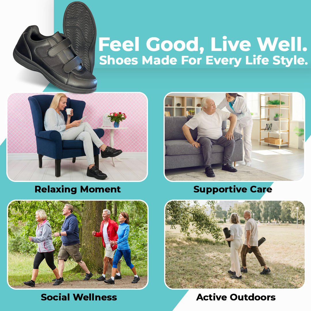 OrthoWide™ Wide & High Foot box Comfort Walking Shoes (Unisex)